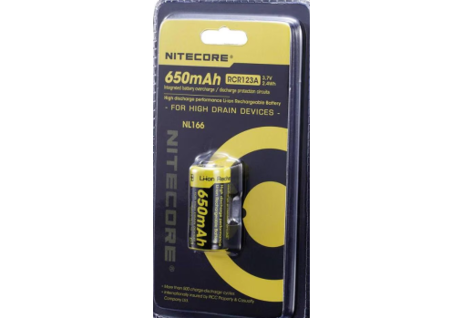 Nitecore Akku NL166 650mAh