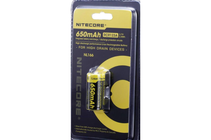 Nitecore Akku NL166 650mAh